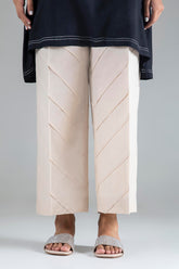 Stitched Beige Culotte